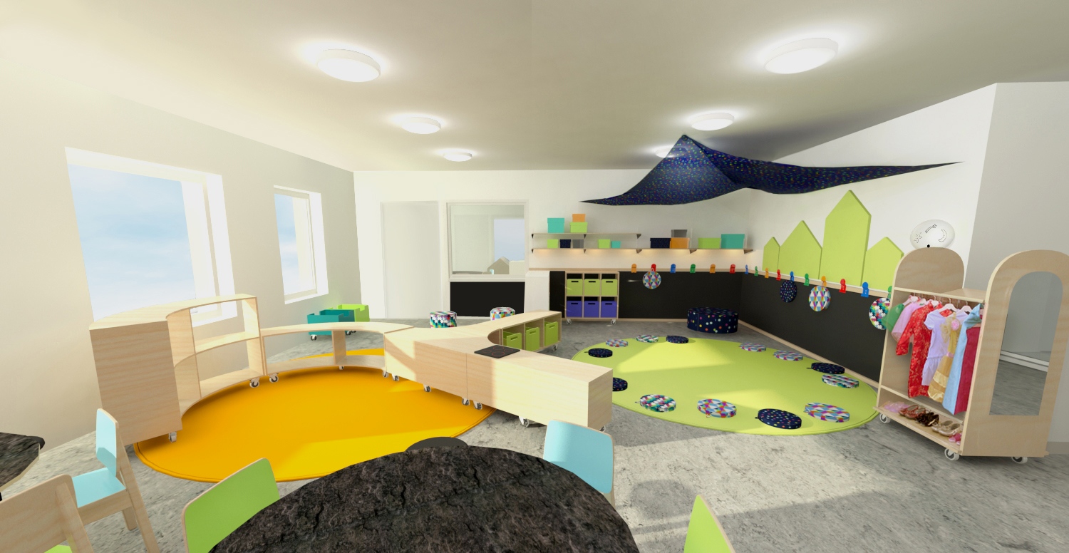 Pre-schoool interior, by Marta Florensa